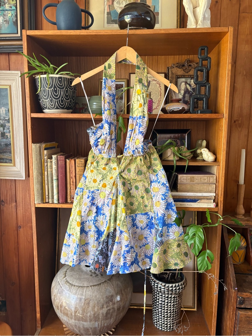Zara Colourful Cotton Halter Play Dress S